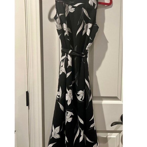 A New Day Black and White Floral Maxi Dress - Picture 1 of 4
